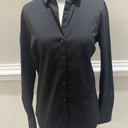 Black, button-down dress shirt