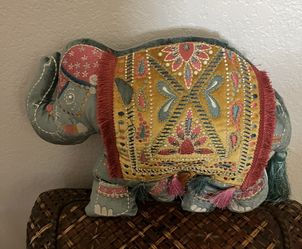Handmade Elephant Pillow 🐘🔺🐘