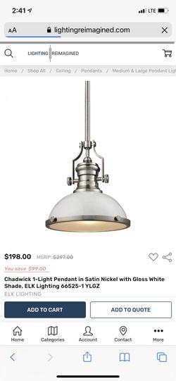 Hanging Light Elk Lighting