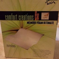 Memory Foam Twin Comfort Creations  - New
