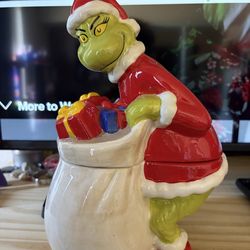 Grinch Cookie jar
