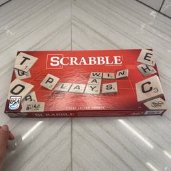 Scrabble Board Game – Crossword New Factory Sealed – 2013 Hasbro Complete