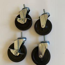6inch Casters/2 with Brakes/ All 360* Full Swivel 