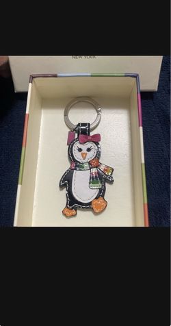 COACH Penguin Keychain