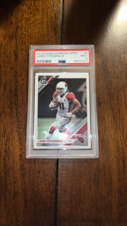 Larry Fitzgerald Panini Donruss Optic Base Psa 9