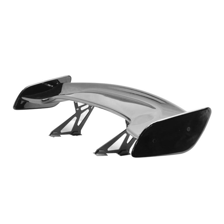 New Universal Fits 57 Inch JDM GT Style Rear Trunk Spoiler Wing Lip Adjustable, Gloss Black ABS (C219)(C219)