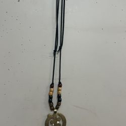 African Authentic Brass Necklace 