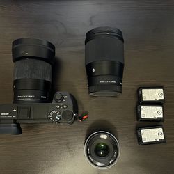 Sony Camera Gear and Lenses 