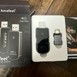 Wireless CarPlay Adapter for Apple iPhone iOS 10+ & Cars from 2015+, Mini Edition, Converts Factory Wired to Wireless CarPlay Dongle Plug & Play  New 