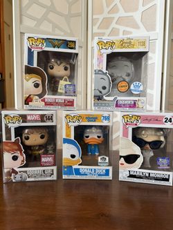 Group Of Assorted Exclusive Funko Pops 