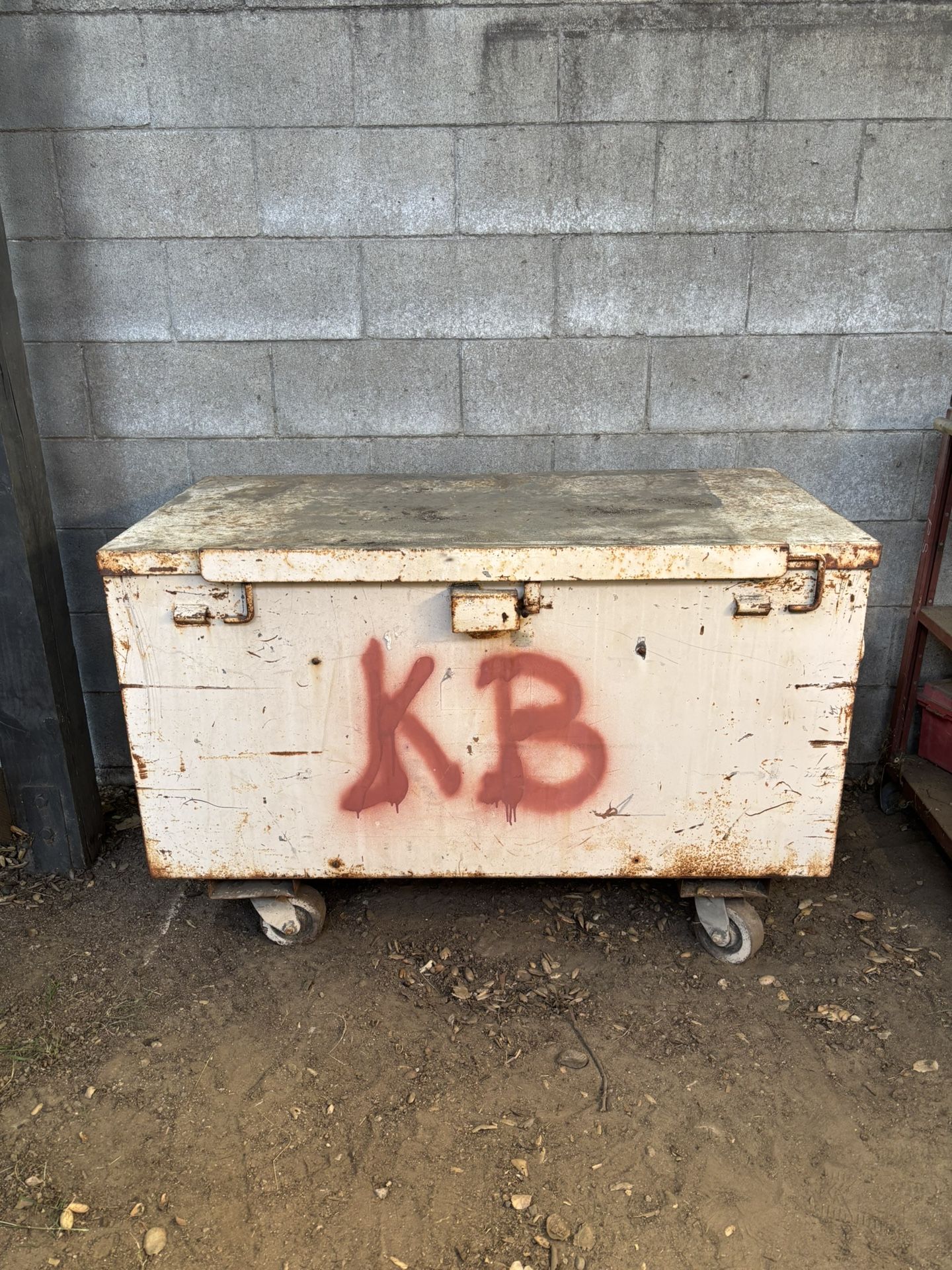 White Industrial Storage Box
