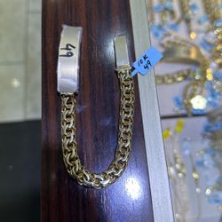 10k Gold  Chino Bracelet