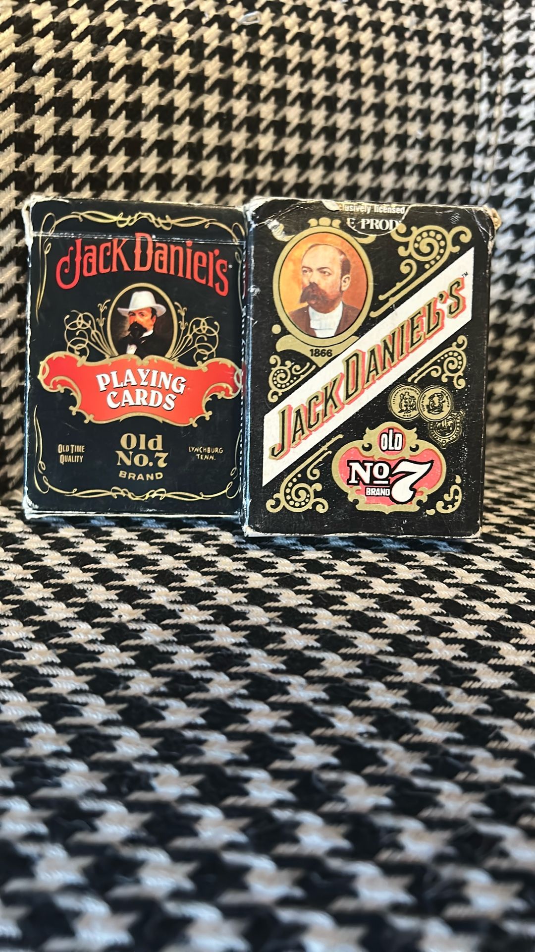 2 Decks Jack Daniel’s Playing Cards, Hoyle Copyright 2001