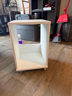 Rolling side table