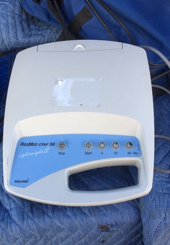 Resmed cpap S6 lightweight II working by Sullivan