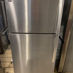 30” Stainless Steel Top Freezer Whirlpool Refrigerator FOR SALE!!!