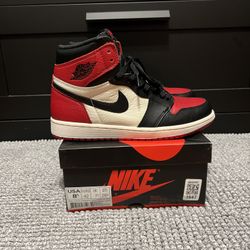 Jordan 1 Bred Toes Size 8.5