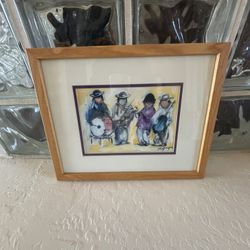 DeGrazia Framed and Matted Print