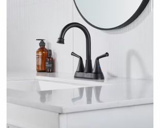 2 Hole Bathroom Faucet Black Bronze  And Chrome, And Gold And  Black And Nickel F9B $30