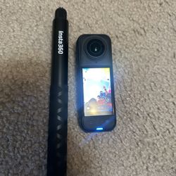 Insta360 X5 With Selfie Stick 8k