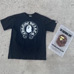Chrome Hearts X Bape Tee Shirt Medium