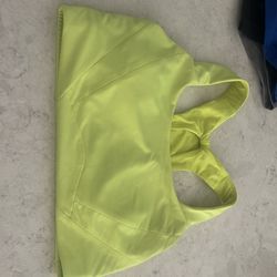 Lululemon yellow sports bra size 6