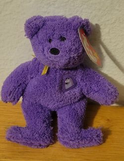2004 Grimace the Bear, a limited-edition Ty Teenie Beanie Baby