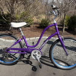 Electra Townie 7 speed woman’s low stepthru cruiser