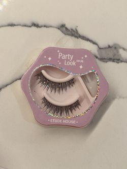Etude House Party Look False Eyelashes Glitter Black