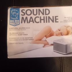 Big Red Rooster White Noise Sound Machine 