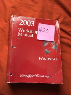 Ford 2003 Windstar Factory Manual