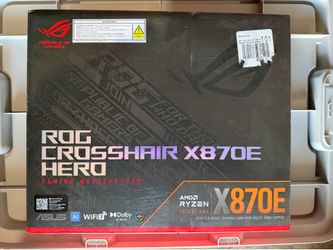 *NEW* ASUS X870E ROG CROSSHAIR HERO AMD AM5 ATX Motherboard 4.7