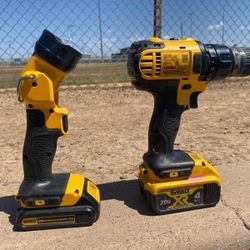 Dewalt Drill And Batteries 