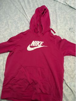 Women’s pink Nike hoodie