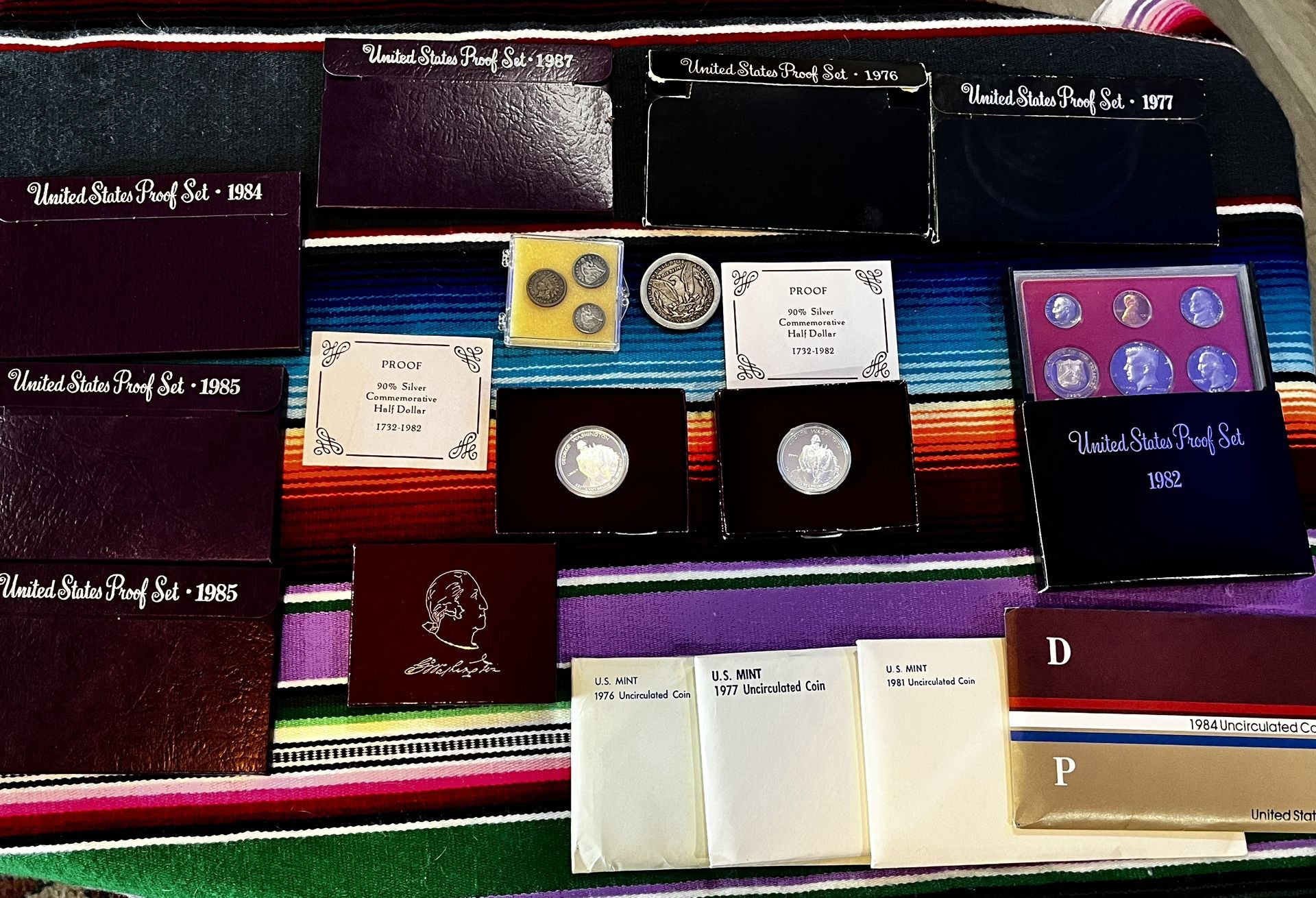 Silver Coin lot And mint Proof Sets Etc. (Read)