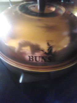 Old Art Deco Bun Warmer 3 Pc. 