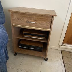 Side Table on Casters