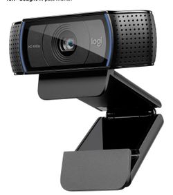 Logitech C920x HD Pro Webcam, Full HD 1080p/30fps Video, Clear Audio, HD Light Correction, PC Camera Webcam, Works with Skype, Zoom, Facetime, PC, Lap