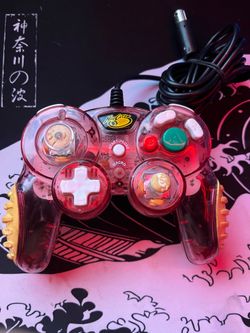 Mad Catz Control Pad Pro Clear Red GameCube Controller