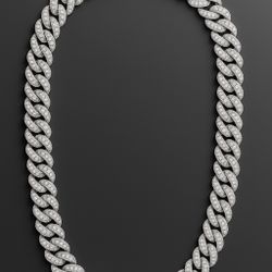 18mm 24” Cuban Link Chain (sale)