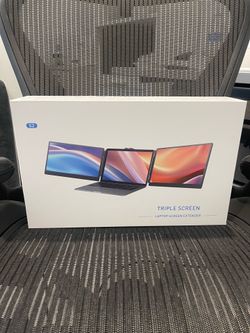 Triple screen laptop extender