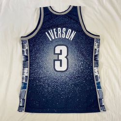 Allen Iverson Georgetown Hoyas 1995-96 Mitchell Ness Swingman Jersey Large $135