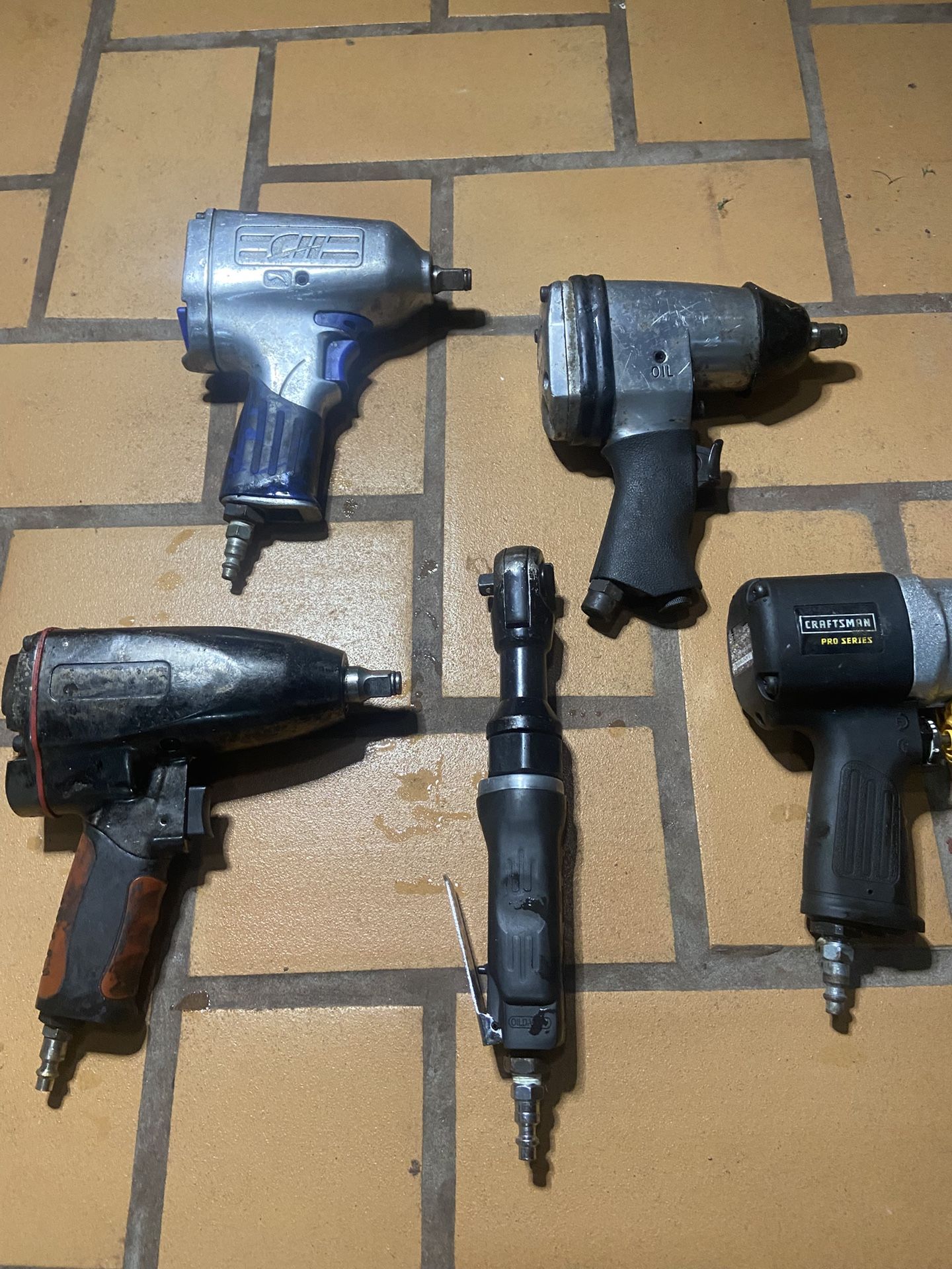 Impact Drills Air Compressed