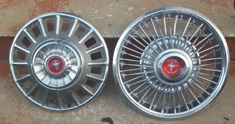 Vintage Mustang Hubcaps