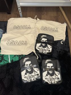 Asaali Side Bag (black & White)🎭