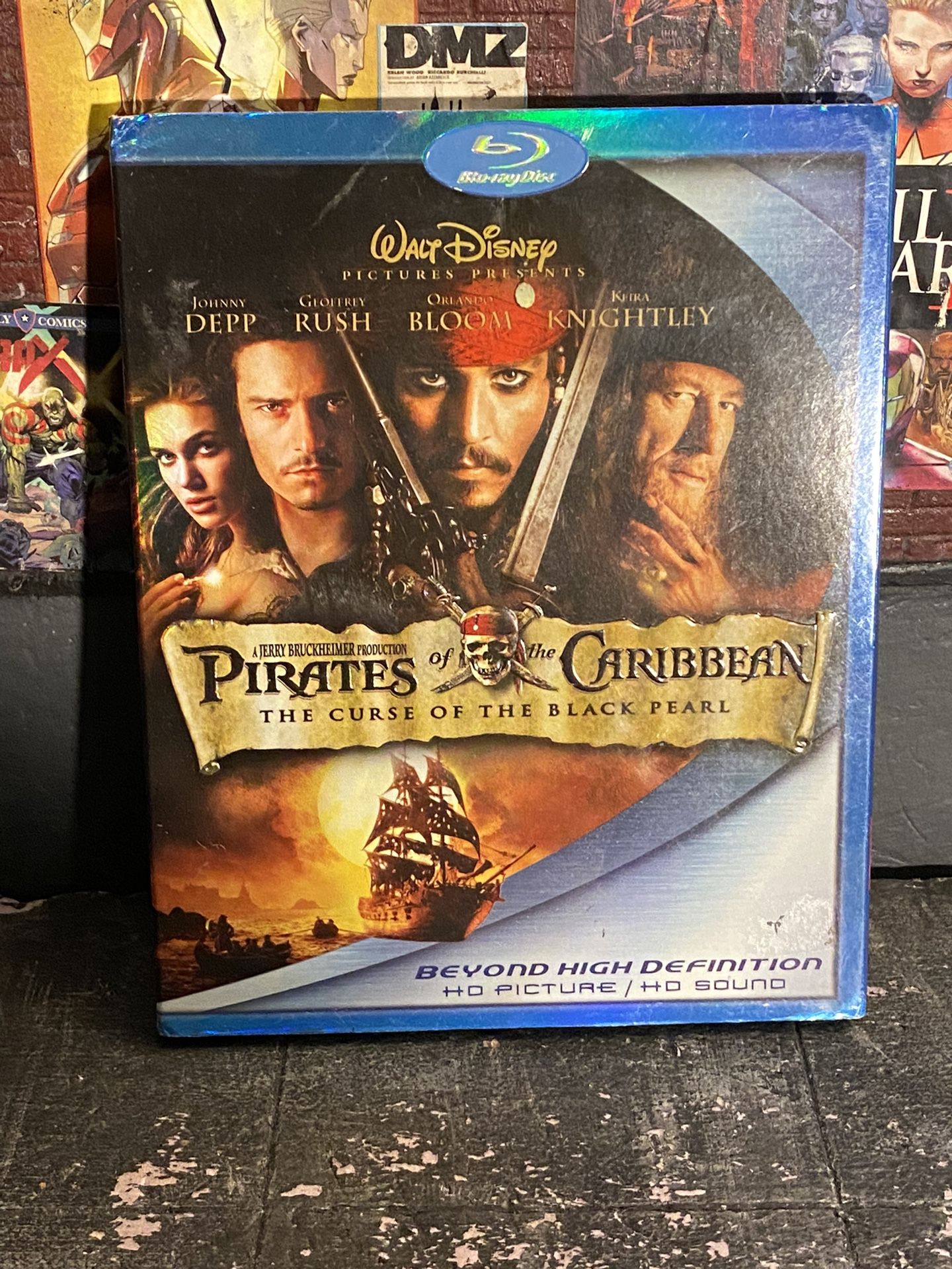 Pirates of the Caribbean: The Curse of the Black Pearl [Blu-ray] DVDs