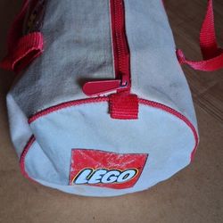 Vintage Lego Duplo Duffle Storage Bag W/Legos Duplo