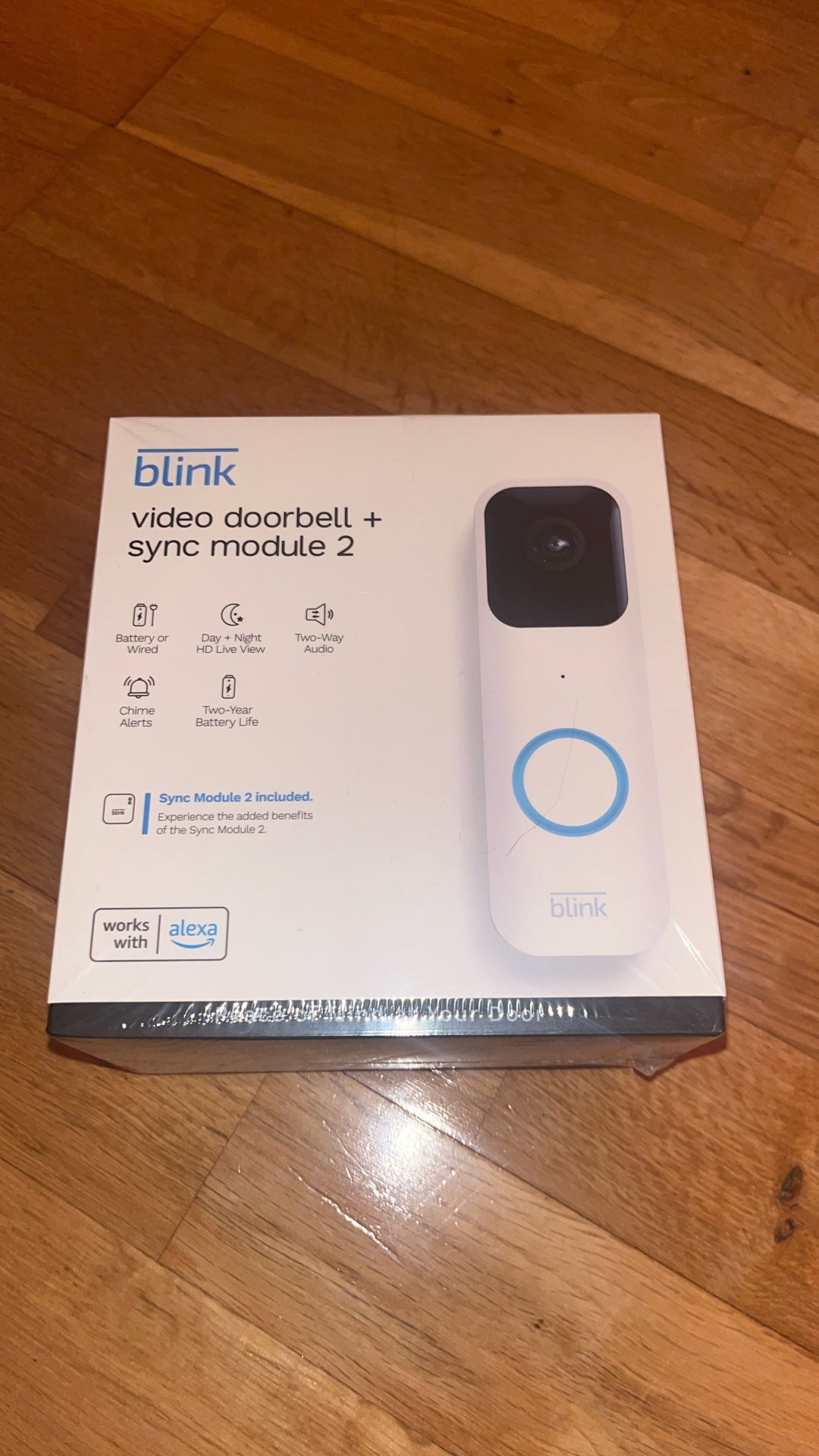 Blink Video Doorbell + Sync Module 2