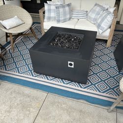 Square Fire Table
