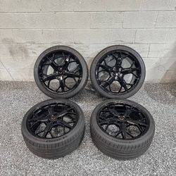 19/20" Staggered OEM Chevrolet Corvette Wheels Rims Set of 4 19x8.5&20x11 5x120